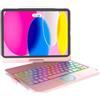 KARFUN Custodia con tastiera per iPad 11a/10a Gen, QWERTY Italiano