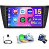 Hikity 2+64G 9 Autoradio Android per BMW 3 Series E90 E91 E92 E93 2005-2011