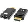 VIEVRE 2 pezzi DisplayPort su HDMI, 4K DP a HDMI, adattatore HDMI Displayport, adattatore HDMI a Displayport, adattatore DisplayPort su Hdmi, adattatore da DisplayPort a HDMI, adattatore da DP a HDMI per