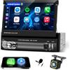 ETLFUCyber Autoradio 1 Din con Senza Fili Carplay e Android Auto