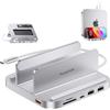 PULWTOP Hub per Mac mini con box esterno per SSD M.2 NVMe da 4TB per Mac mini M1/M2