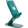 Generic Cute Bear - Supporto da scrivania pieghevole per smartphone e tablet, regolabile, con base antiscivolo, ideale per casa, ufficio, viaggi e come regalo