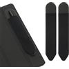 PATIKIL Porta Matita Per Stylus, 2 Pezzi Custodia Per Penna Adesiva Elastica Tasca Porta Stylus Accessori Per Custodia Tablet Notebook Esterno, Nero