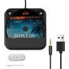 Leikurvo Lettore CD per auto con porta USB/AUX, lettore CD universale per auto, lettore CD esterno, compatibile con AutoRadio, lettore CD per veicoli, laptop, PC, TV, con cavo AUX, nero