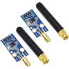 GuBaoZhuo CC1101, 2 moduli radio CC1101 con 2 antenne da 433 MHz, modulo wireless con connettore antenna SMA modulo di trasmissione digitale e ricetrasmettitore radio 1,9-3,6 V DC