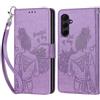 KENHONER Custodia per Samsung Galaxy A35 5G Cover, Viola | Portafoglio in Pelle PU Retro, Antiurto Flip, Slot per Schede, Funzione Stand, Chiusura Magnetica