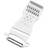 Beufee 2PCS Pelapatate, 17.5cm/6.9in Grattugia per Verdure Julienne in Acciaio Inox Cucina Multifunzione Frutta Verdura Grattugia Affettatrice Pelapatate Trituratore