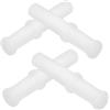 CONGARTENO Spingitore per Tritacarne Resistente e Durevole Bianco 4 Pezzi in Plastica Accessori per Macinacarne Migliora L'efficienza in Cucina
