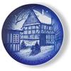 ROYAL COPENHAGEN Bing & Grøndahl Piatto di Natale 2026, Den Gamle By ad Aarhus, Porcellana, 18 cm