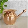 BishtHub Brocca in rame puro per conservare e servire l'acqua, articolo da cucina, utensili in rame, 250 ml