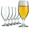 Sahm Set bicchieri birra Genua Pokal 0,3 l - 6 bicchieri da birra adatti in lavastoviglie - Bicchiere birra in vetro - Bicchieri per degustazione birra