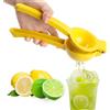 JOPHEK Spremiagrumi Manuale, Spremiagrumi Limone Manuale, Spremiagrumi Limone Lime Manuale in Acciaio Inox, Premi Agrumi Manuale, Spremi Limone per Cucina, Bar, Ristorante (Giallo)