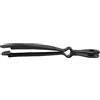 HERCHR Pinze per toast in silicone 2 pezzi, pinze per insalata in plastica, pinze da nere, pinze da in silicone, pinze lunghe per barbecue per tostapane