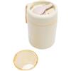 Generic Lunch Box Elettrico, Scaldavivande Portatile a Prova di Perdite, Temperatura Costante di 60°C, Interfaccia USB da 600 Ml con Cucchiaio per Campeggio e uffici. (Beige)