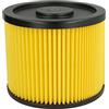 vhbw filtro a pieghe piatte compatibile con Einhell AS 1100, AS 1100 Inox, BT-VC 1250 S, BT-VC 1250 SA, BT-VC 1250/1, BT-VC 1500 SA aspirapolvere - giallo