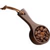 Generic Cucchiaio dosatore in legno per caffè, accessori da cucina per la casa, piccolo cucchiaio da tavola in legno, perfetto cucchiaio dosatore in legno per caffè macinato e chicchi di caffè macinato