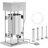 Royal Catering Insaccatrice elettrica 20 L Con 4 cilindri Insaccatrice Legatrice manuale per salsicce Insaccatrice elettrica per salsicce