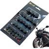 Sucritude 30 Pezzi Tappi Copri Dado Ruota, Coprivite Esagonale Per Moto, Tappo Copri Bullone Dado, Copridado Ruota, 8-14mmTappo Copri Dado Decorazione Coperchio Bullone Per Moto, Moto Elettriche, Scooter