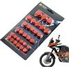 Sucritude 30 Pezzi Tappi Copri Dado Ruota, Coprivite Esagonale Per Moto, Tappo Copri Bullone Dado, Copridado Ruota, 8-14mmTappo Copri Dado Decorazione Coperchio Bullone Per Moto, Moto Elettriche, Scooter