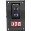BOVUXKJH Pannello di Test per Doppia Batteria Da 12 Auto O Barca, con Interruttore a Bilanciere E Voltmetro a LED.
