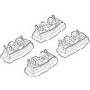 Lampa Nordrive N21152 152 Attacchi Kit su Misura per Mazda CX-5 04/12>01/15/Mazda CX-5 02/15>05/17, Confezioni da 4