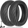 TREFAN Pneumatici esterni e interni, 9 x 2,3, per scooter elettrico NIU KQi1/KQi 1 Pro/KQi 1 Sport, NIU KQi1 Pro, pneumatici di ricambio con camera d'aria per scooter elettrico (2 pezzi)