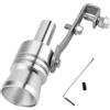Générique Universale fischietto turbo per tubo di scarico - Simulatore di suono turbina per auto, silenziatore in alluminio per tubo di scarico, fischio e ruggito per auto, camion e motociclette