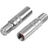 Zescyha 2 Pezzi Prolunga Valvola Monopattino, Adattatore Estensione Valvola 39mm in Ottone Cromato, Stelo Adattatore Compatibile con Monopattino Elettrico Xiaomi M365, Auto, Camion, Furgone e Roulotte