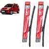 OP Spazzole tergicristallo anteriori compatibile con Fiat Qubo 2008 +
