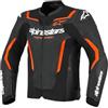 Alpinestars GP Force V2 Air Giacca in pelle da moto, nero/rosso neon, 48
