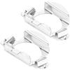 Keenso Supporto adattatore per faro LED H7 2 pezzi, adattatore di fissaggio per portalampada LED H7 in acciaio inossidabile