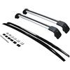 Generico Barre Portatutto Auto Portapacchi per Mazda per CX-30 CX30 2020-2025 Rotaie Bar Portapacchi Bar Top Cross Bar Cremagliera Ferroviario Scatole di Alluminio Barre Trasversali Universali(A)