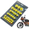Sucritude 30 Pezzi Tappi Copri Dado Ruota, Coprivite Esagonale Per Moto, Tappo Copri Bullone Dado, Copridado Ruota, 8-14mmTappo Copri Dado Decorazione Coperchio Bullone Per Moto, Moto Elettriche, Scooter