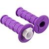 GOOFIT 7/8 22mm CNC Porpora Bianco Maniglia Maniglie Acceleratore Sostituzione per 50cc-250cc Dirtbike Go Karts Atvs Most Scooters Pitbike
