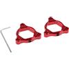 non-brand Coppia Di Regolatori Di Precarico Forcella Anodizzata Esagonale Anteriore Per Moto CNC 22mm Per HONDA CBR 929RR CBR1000RR CBR 600RR CBR 954RR - Rosso
