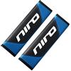 Generic 2 Pz Auto Cintura Di Sicurezza Coprire Pad Per Kia Niro Fibra Di Carbonio Cintura Di Sicurezza in Pelle Morbida Traspirante Spalla Protettiva Confortevole Guida Cintura Di Sicurezza Coprire
