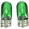 C-FUNN Una Coppia 12V 3W T10 501 W5W Lampadine per Cruscotto con Indicatore di Direzione Laterale per Auto - Verde