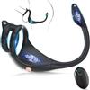 AMUVIBE Massaggiatore Prostatico Vibrante 3 in 1 - Telecomando - Doppio Motore - 10 modalità - Impermeabile