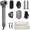 okaydeer Air Styler 6 in 1 Professionale, Pettine ad Aria Calda Delicato per Capelli, Arricciacapelli Automatico, Piastra onde e Diffusore, Set Styling con Custodia da Viaggio