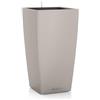 Lechuza Vaso da fiori LECHUZA Cubico Color 40 - set completo, marrone sabbia