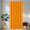 Joydeco Tende Oscurante per Interni 1 Pezzi L 140 x A 240 CM, Tenda Porta Termiche Isolante con Occhielli per Soggiorno e Camera da Letto Moderne, Arancione