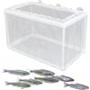 Generico Box da riproduzione 'acquario - scatola di isolamento in rete per pesce di pazzi e bambini, vivaio con ventose | Divisore del serbatoio per pesci per allevamento sicuro, Nursery Incubator Net per