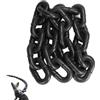 Generico Dog Iron paw Chain Leash,Big Chain Leash for Small Dog Funny (Black, 1.5m)