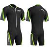 Cressi Playa Man Wetsuit 2.5 mm, Muta Shorty in Neoprene High Stretch Uomo, Nero/Lime, XXL/6
