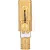 Fabater Bocchino per Sax Soprano Tono Brillante in Ottone Metallo B Piatto 8C di Ricambio per Sassofonisti Principianti e Professionisti