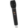 Denash Microfono Dinamico Wireless UHF con Segnale Stabile, Distanza di Ricezione 100 M, Batteria Ricaricabile, Microfono Wireless UHF, Microfonico per Spettacoli Home Stage Karaoke
