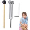 Generic Diapason da 128 Hz, diapason sensoriale in lega di alluminio, diapason, diapason, diapason, diapason, diapason, per rilassamento, yoga