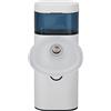 Asixxsix Spruzzatore Oculare, Nebulizzatore Oculare Ultra Fine Ricaricabile 1‑5UM, Nebulizzatore Facciale per Il Rifornimento d'Acqua Rimovibile, con Coppetta per Lavaggio Oculare in TPU