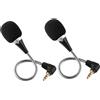 Set of 5 Piccolo Microfono Da Registrazione Portatile Per Computer Laptop