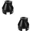2 Pieces Base Per Supporto Microfono Morsetto Asta Microfonica Adattatore